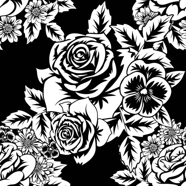 Kusursuz monokrom deseni