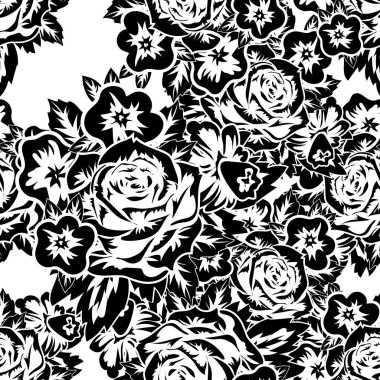 Kusursuz monokrom deseni