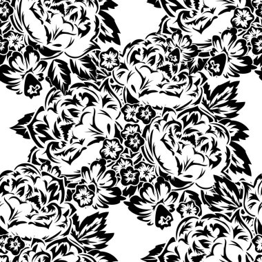 Kusursuz monokrom deseni