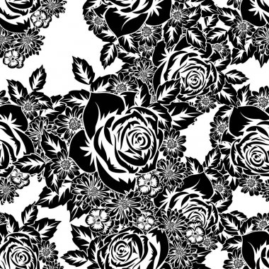 Kusursuz monokrom deseni