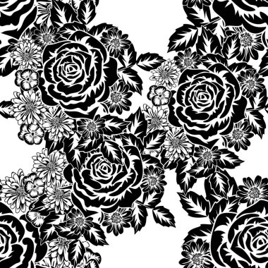 Kusursuz monokrom deseni