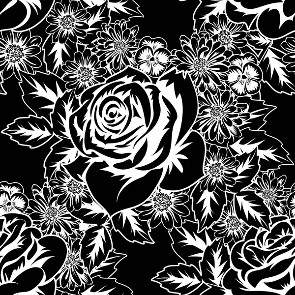 Kusursuz monokrom deseni 