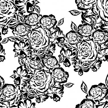 Kusursuz monokrom deseni 