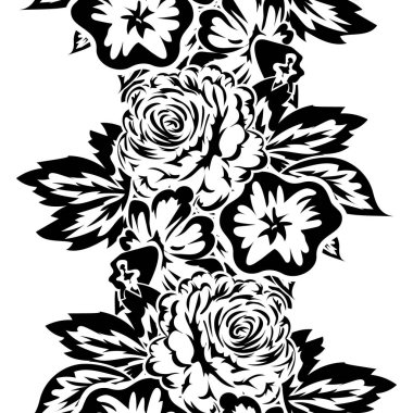 Kusursuz monokrom deseni