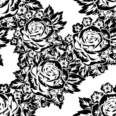 Kusursuz monokrom deseni