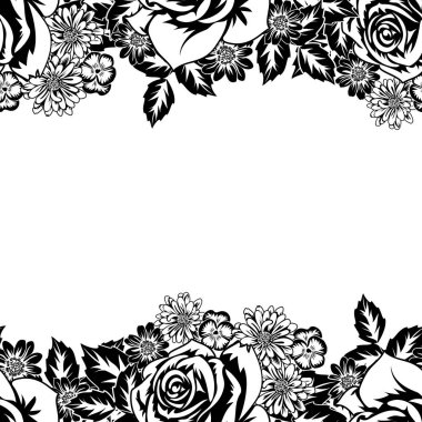 Kusursuz monokrom deseni