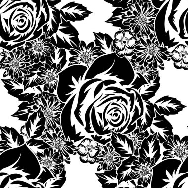 Kusursuz monokrom deseni