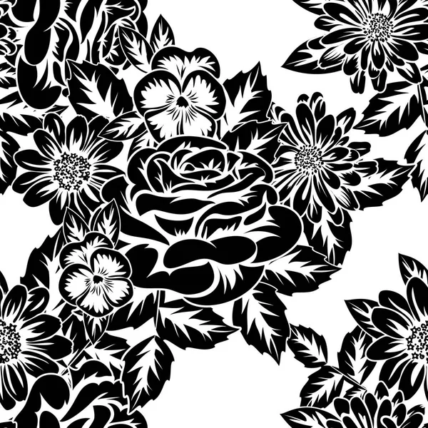 100 000 Floral outline pattern Vector Images Depositphotos