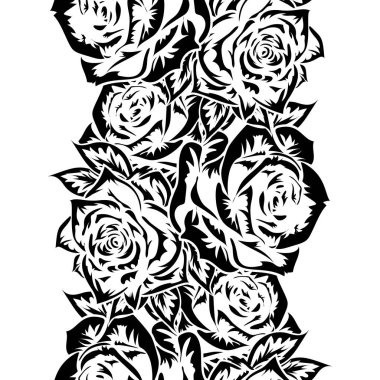 Kusursuz monokrom deseni