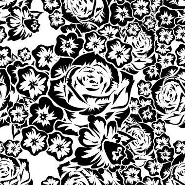 Kusursuz monokrom deseni