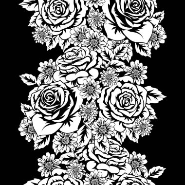 Kusursuz monokrom deseni