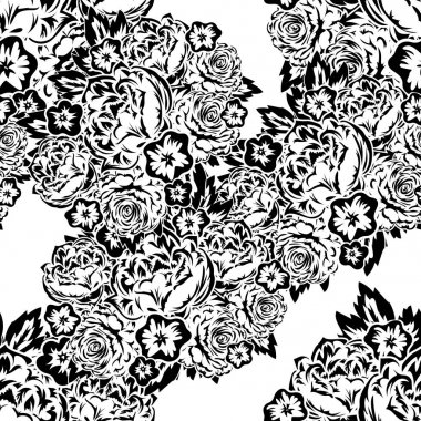 Kusursuz monokrom deseni