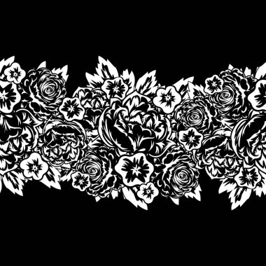 çiçekler tek renkli buket 