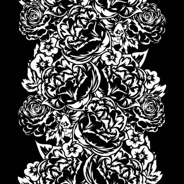 çiçekler tek renkli buket 