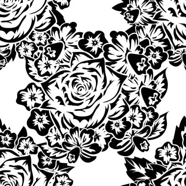 Kusursuz monokrom deseni