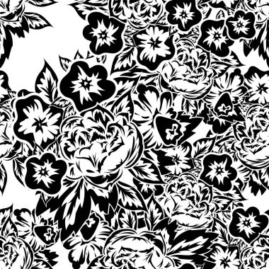 Kusursuz monokrom deseni