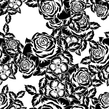 Kusursuz monokrom deseni