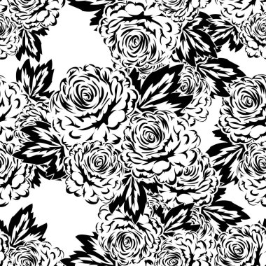 Kusursuz monokrom deseni