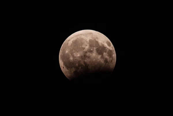 Un'eclissi lunare 2017 — Foto Stock