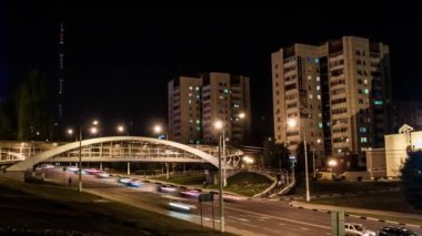 Gece şehir ışıkları