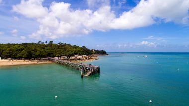 La Plage des Dames Noirmoutier Island hava fotoğrafı