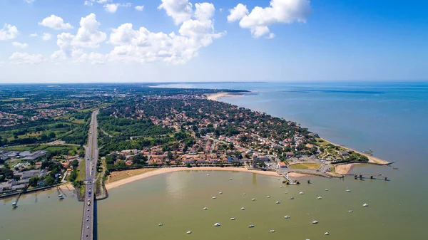 Aerial photo of Saint Brevin Les Pins — Stock Photo, Image