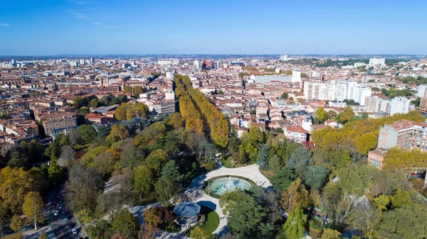 Foto aérea del centro de Toulouse —  Fotos de Stock