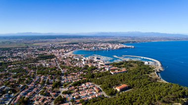 L'Escala, Costa Brava, İspanya Hava fotoğrafı