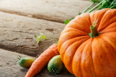 Renkli olgun taze sebze