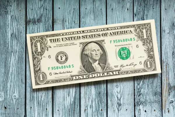 Bankovka jeden dolar — Stock fotografie