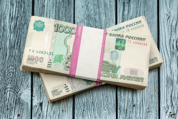 Pilha de dinheiro em papel — Fotografia de Stock