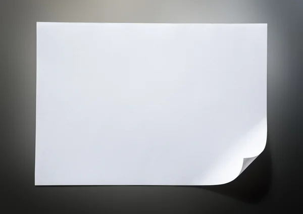 Foglio bianco di carta — Foto Stock