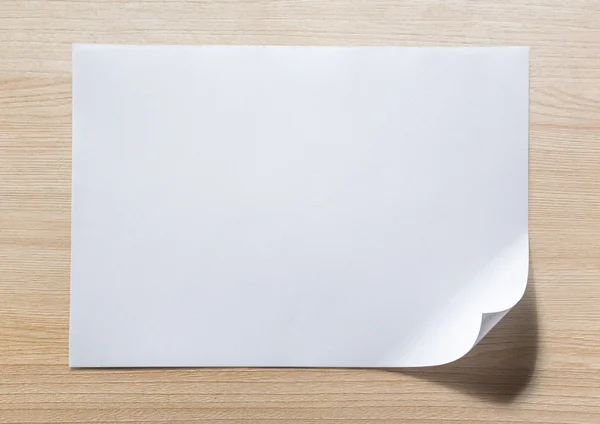 Prázdný list papíru — Stock fotografie