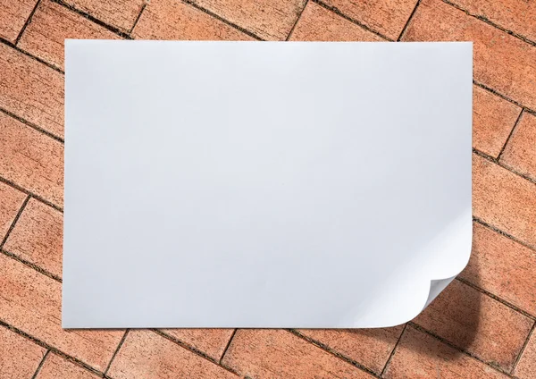 Hoja de papel en blanco — Foto de Stock