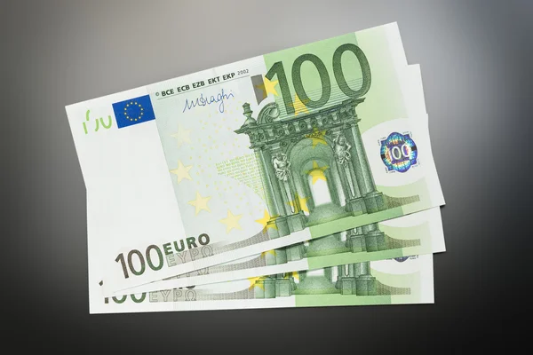 One hundred euro banknotes — Stock Photo, Image