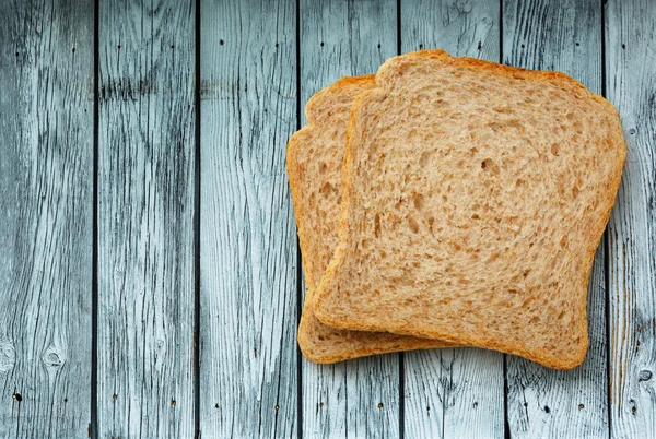 Zwei Brotscheiben — Stockfoto