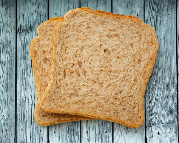 Dva krajíce chleba — Stock fotografie