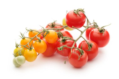 taze kırmızı ve sarı domatesler