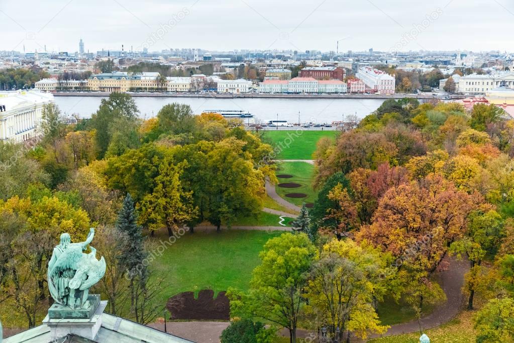 Saint Petersburg view from Isaac's Cathedral