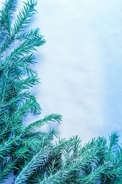 Boże Narodzenie tło ze śniegiem — Zdjęcie stockowe