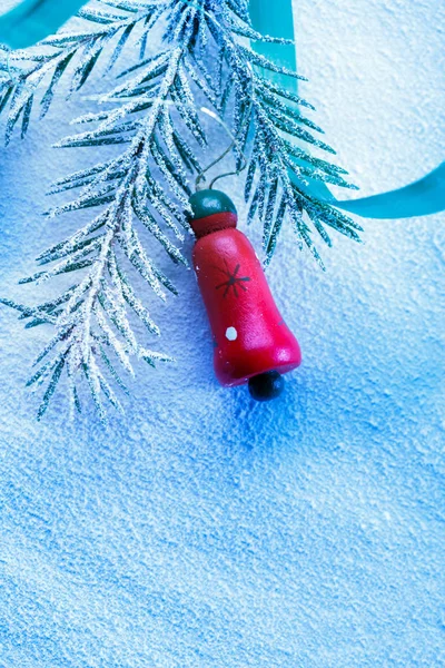 Vánoční pozadí s firtree — Stock fotografie
