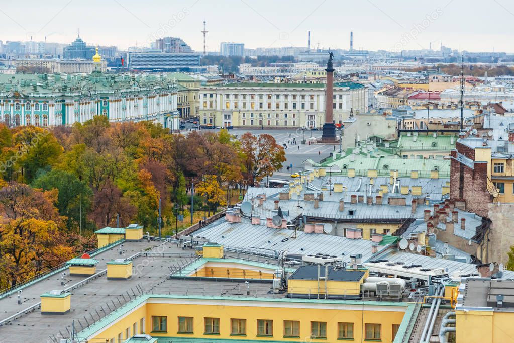 Saint Petersburg view from Isaac's Cathedral