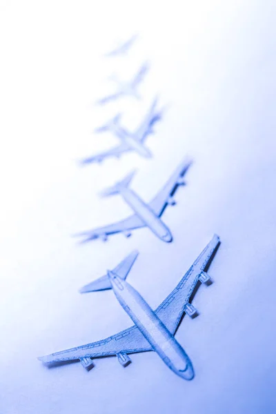 Aviones pequeños de papel — Foto de Stock