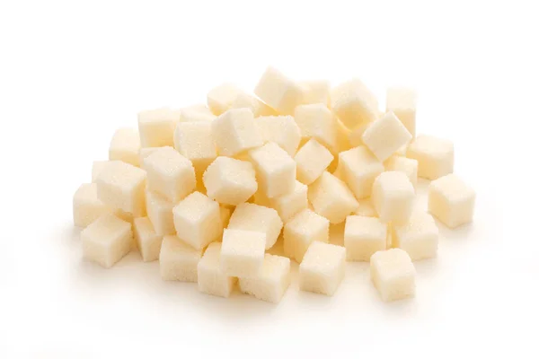 Cubes of white sugar — Stock Photo, Image