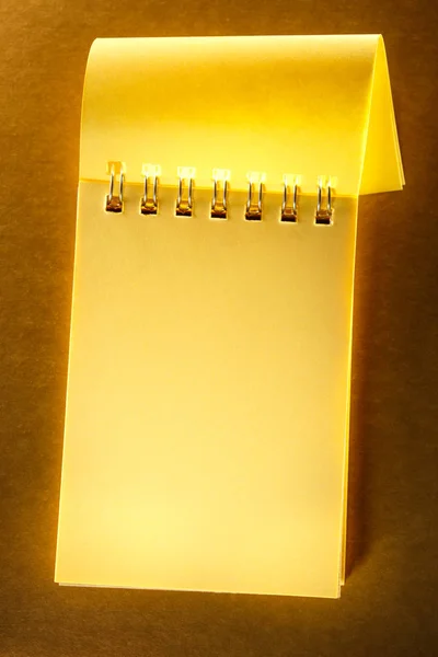 Cuaderno abierto en blanco — Foto de Stock