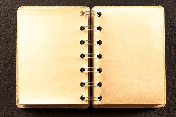 Blank open notebook — Stock Photo, Image