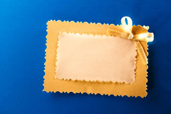 Blank greeting card — Stock Photo, Image