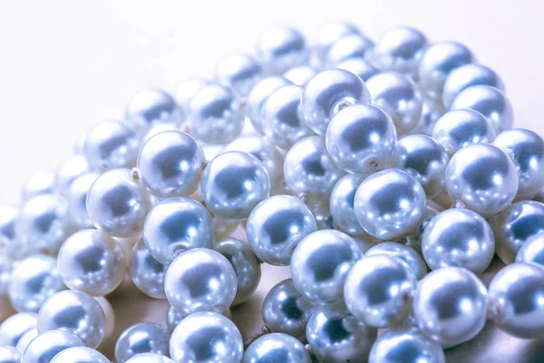 Lesklá bílá perla — Stock fotografie