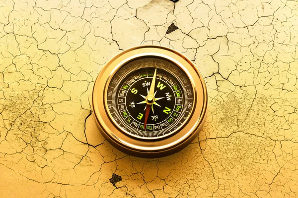 Compass with black dial — Stock Photo, Image