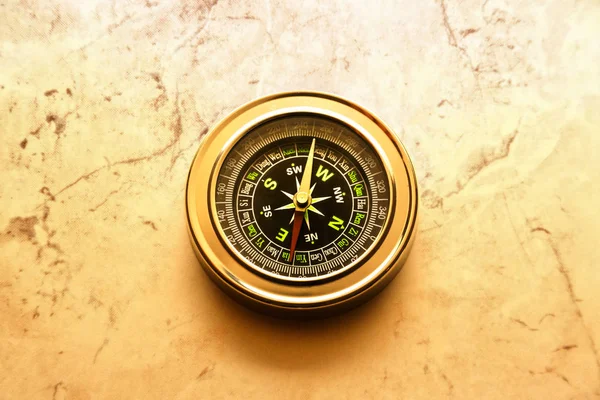 Compass with black dial — Stock Photo, Image